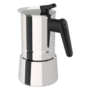 Cafetière Moka en acier inoxydable chromé poli, 4 tasses, induction 02CF037 - Product Image 5