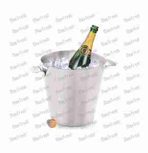 Maxfresh Baby Wine Bucket-Non-Magnetic Stainless Steel Single Wall <b>Ice</b> Bucket Contemporary Design 3L Capacity Durable Build for - Product Image 2