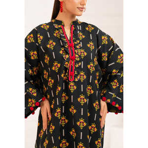 Conjunto de Traje de Dos Piezas para Mujer, Estampado, de Viscosa, WNST-52004 - Product Image 4