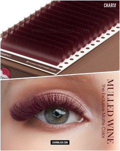 CharmLash lash extensions red brown lash vendors wholesale lash extension supplies wholesale handmade cruelty-free lightweight - Product Image 3