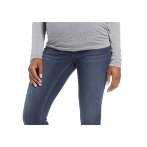 1822 Giovanna Jeans Skinny Premaman Lunghezza Caviglia Taglia 27 Denim - Abbigliamento Premaman Comodo - Product Image 2