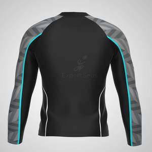 Rash Guard personnalisé tissu à haute élasticité séchage rapide et confortable pour le sport Rash Guard à séchage rapide - Product Image 2