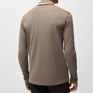 ผ้าเจอร์ซีย์พิมพ์ลายตามสั่งสำหรับเสื้อเชิ้ตผู้ชายแบบลำลอง ระบายอากาศได้ดี ผลิตจากใยไผ่ ติดกระดุมสองเม็ด ขายส่ง - Product Image 5