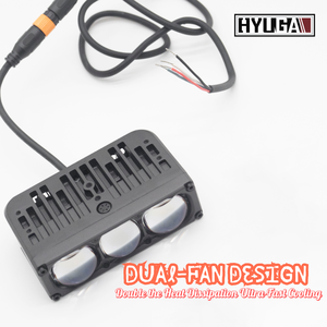 Phare LED HYUGA à triple lentille, combiné antibrouillard, ajustement universel, garantie 1 an, rénovation/mise à niveau, faisceau de croisement 60W/faisceau de route 95W - Product Image 4