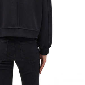 Chaqueta Universitaria Corta de Color Único para Mujer / Chaqueta Universitaria Corta Estilo Béisbol para Mujer en Venta - Product Image 1