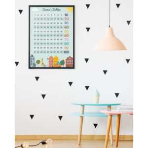 Affiche personnalisable avec des nombres de 1 à 100 pour l'apprentissage des mathématiques - Product Image 2