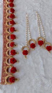 Toran ชุด 3 ชิ้น Bandarwal ดอกกุหลาบประตู Valance ไม้แขวนผนังงานแต่งงานตกแต่งอินเดียแบบดั้งเดิมตกแต่งบ้านไอเดียของขวัญ - Product Image 2