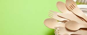 Set de couverts de table écologiques pour l'extérieur et emballage alimentaire Set de couverts jetables sans plastique pour les acheteurs écologiques - Product Image 2