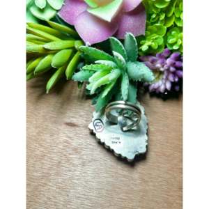 Anillo Ajustable de Plata de Ley Sheila Becenti con Incrustaciones de Turquesa Multicolor para Regalo - Product Image 4