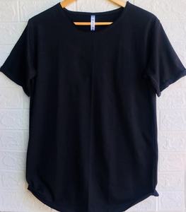 OEM haute qualité 100% coton surdimensionné haut court T-Shirt pour femmes décontracté coupe ample conception d'impression personnalisée col rond respirant court - Product Image 6