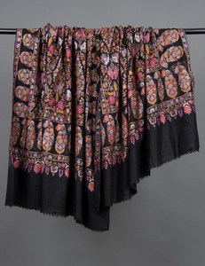 Multi Pure Pashmina, châle Jamawar brodé à la main, écharpe, châle Kashmiri, tissé à la main, cadeaux spéciaux - Product Image 4