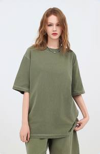 2025 Nueva camiseta Unisex 260g 100% algodón Color sólido camiseta logotipo personalizado disponible camiseta para hombres - Product Image 2