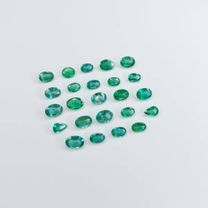 100% Natural de calidad fina 6x4-5x7mm forma de pera ovalada verde vivo esmeralda de Zambia piedras preciosas sueltas para la fabricación de joyas al mejor precio - Product Image 6