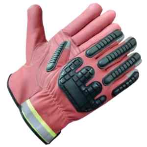 Guantes mecánicos de cuero de grano de piel de cabra de alta calidad, guantes de conductor, funciones anticorte antiimpacto, guantes mecánicos - Product Image 1