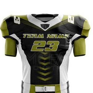 Uniforme de fútbol americano Unisex de alta calidad, camiseta juvenil hecha a medida, conjunto de manga corta, diseño transpirable - Product Image 3