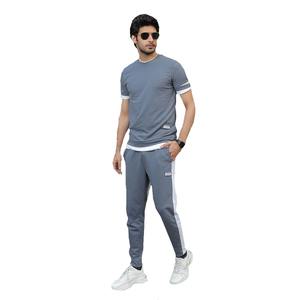 Conjunto Deportivo Informal de Algodón 100% para Hombre, de Invierno, de Alta Calidad, Secado Rápido, Transpirable, Corte Holgado, Camiseta y Pantalones - Product Image 1