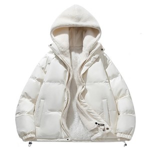 แจ็คเก็ตดาวน์ผู้ชายแบบใหม่สั่งทำจากโรงงานขายส่งคุณภาพสูง แจ็คเก็ตพัฟเฟอร์แบบมีฮู้ดสองชิ้น แจ็คเก็ตบอมเบอร์ฤดูหนาวแบบอุ่น - Product Image 6