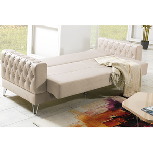 Sofá curvo de lujo de alta gama, Muebles personalizados para el hogar, salón artístico elegante, conjunto de muebles cómodos para sala de estar - Product Image 1