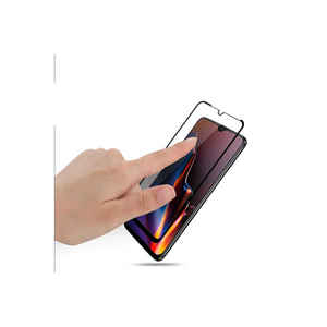 Protection d'écran en verre trempé 3D anti-éclats à couverture intégrale pour Samsung Galaxy A01, dureté 9H, anti-choc, cadre noir - Product Image 3