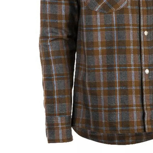Chemise en flanelle épaisse avec col boutonné, deux poches à rabat sur le devant pour homme, pour la sécurité ou un usage décontracté, fabriquée sur mesure au Pakistan - Product Image 5