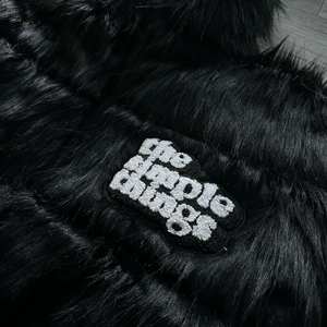 2025-26 mode moderne femmes manteau d'hiver moelleux bulle veste avec Logo avant grande taille chaud automne à la mode fausse fourrure pour dames - Product Image 2