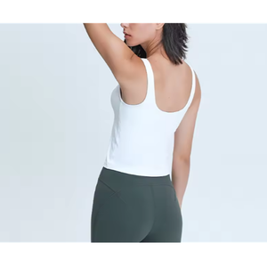 เสื้อกล้ามผ้าฝ้ายเนื้อนุ่มระบายอากาศได้ดีมีสไตล์สำหรับผู้หญิงสวมใส่ได้พอดีกับการตกแต่งลูกไม้ลายพื้นแบบลำลองจาก BD - Product Image 4