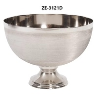 Luxe handgemaakte ronde blauw-witte keramische schaal, milieuvriendelijk, Amerikaanse stijl, geschikt voor feesten, veilig, geplateerd, Zahid Exports