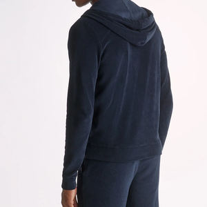 Sudaderas con capucha de algodón Terry para hombre, sudaderas con capucha y cremallera, suéter orgánico para hombre, sudaderas con cremallera personalizada para hombre, envío DDP - Product Image 2