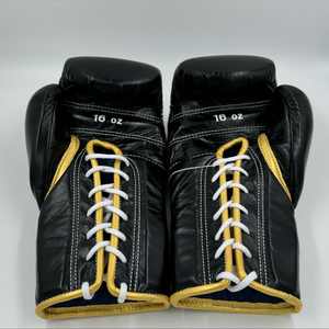 Nouveaux gants de boxe de haute qualité personnalisés, en cuir de vachette véritable avec logo personnalisé, gants de boxe de qualité supérieure. - Product Image 3