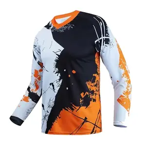 Custom Motocross Off Road Downhill Dirt Bike motorbike Bicycle Shirts Motorcycle T Shirt Racing Jersey