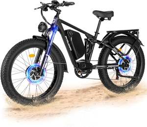 MEILLEUR PRIX pour Vélo Électrique FLX Cadre en Acier Carbone 5000w 48v 25Ah Batterie au Lithium 26" Vélo de Montagne - Product Image 4