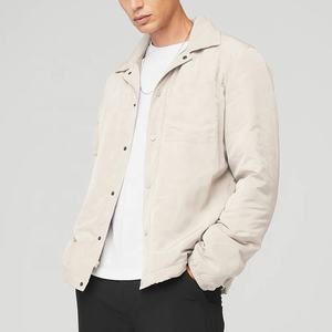 Chaqueta cortavientos personalizable de invierno para hombre, venta al por mayor, servicio OEM, chaquetas calefactables de talla grande para exteriores con bordado liso, estilo informal - Product Image 5