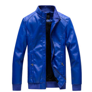 Mode en cuir pour hommes Couleurs personnalisées Veste d'hiver en cuir pour vêtements d'hiver Extérieur Respirant Séchage rapide Vestes en cuir de mode - Product Image 5