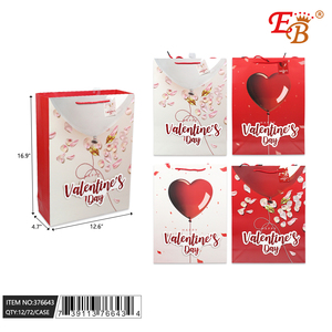 12,6 \ "X16.9 \" X4.7 \ "Bolsa de regalo de San Valentín 72PCS/CS Elegante y romántico para su alguien especial - Product Image 1