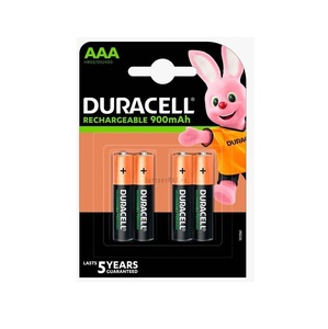 Duracell AAA- 900mAh pin có thể sạc lại-Gói 4 - Product Image 2