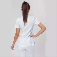Survêtement d'allaitement personnalisable de haute qualité gommage d'infirmière femmes et unisexe à la mode imprimé haut costume de gommage modèle OEM