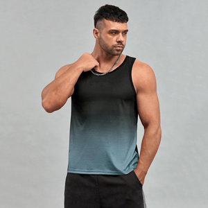 Coton hommes débardeur chemise d'été décontracté mode entraînement utilisation séchage rapide respirant tissu personnalisé marque privée acceptée en vrac - Product Image 2