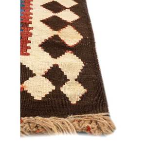Tappeti in Lana Annodati a Mano Aalam, <span class=keywords><strong>Rosso</strong></span> Arancione Geometrico Astratto <span class=keywords><strong>Kilim</strong></span> per Ingresso e Corridoio, Rettangolare 9x12 per Adolescenti - Paem-897 - Product Image 4