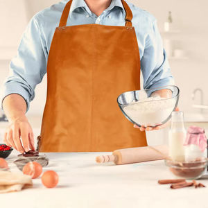 Heavy Duty Genuine <b>Leather</b> Working <b>Apron</b> Wholesale Price Buffalo <b>Leather</b> Chest Protective Welding BBQ Work <b>Apron</b> - Product Image 6