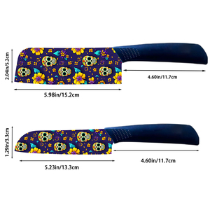 Usine de vente en gros, 5 ensembles de couteaux de chef en céramique, manche en plastique, lavables au lave-vaisselle, livraison rapide, en stock, écologiques - Product Image 2