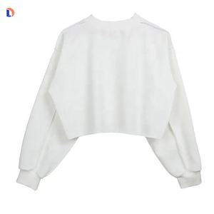 Sweatshirts pulls pour femmes OEM Streetwear Sweatshirts courts pour femmes - Product Image 6