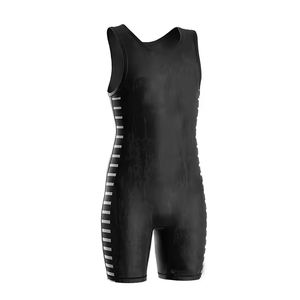 Combinaison de lutte pour hommes de qualité supérieure / Polyester Vêtement de sport professionnel pour l'entraînement MMA Powerlifting One Stretch - Product Image 3