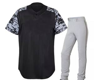 Ropa deportiva, uniforme de béisbol para hombres, nuevo estilo, el mejor material, uniforme de béisbol antiarrugas transpirable totalmente personalizado con baja tasa - Product Image 1