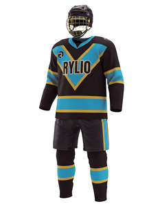 Uniforme personalizado de hockey sobre hielo para hombre, ropa de equipo al por mayor, Jersey y pantalones, tela de alta calidad con impresión de logotipo, entrenamiento y torneo - Product Image 6