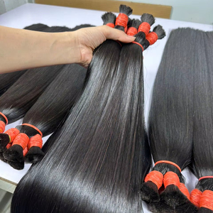 Soldes à partir de 15%!!! Cheveux naturels noirs ondulés de couleur trame 100% cheveux humains vietnamiens bruts pas d'enchevêtrement pas de perte de gros - Product Image 1