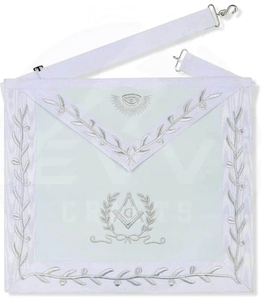 Fabricant professionnel d'aprons maçonniques, broderie personnalisée en fil de soie, insignes légers avec épingle de sécurité - Product Image 2