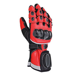 Gants de course à cinq doigts personnalisés par le fabricant, respirants, résistants à l'usure, en polyester et nylon, avec protection antidérapante pour la paume, unisexe, pour moto - Product Image 3
