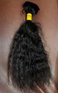 Paquets de cheveux humains 100% en vrac étiré simple | Paquets de cheveux humains de qualité supérieure - Product Image 4