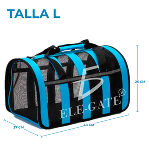Borsa Trasportino Grande per Animali Domestici, Comoda e Sicura per Viaggiare, per Cani e Gatti, Traspirante e Regolabile, Forma Quadrata - Product Image 2