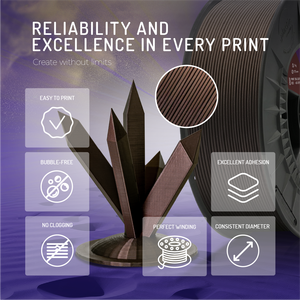 Filament PLA HD WINKLE anti-interférence 1,75 mm 1 kg pour imprimante 3D FDM, impression facile, sans déformation, tolérance 0,05 mm, température de buse 190-230 °C - Product Image 4